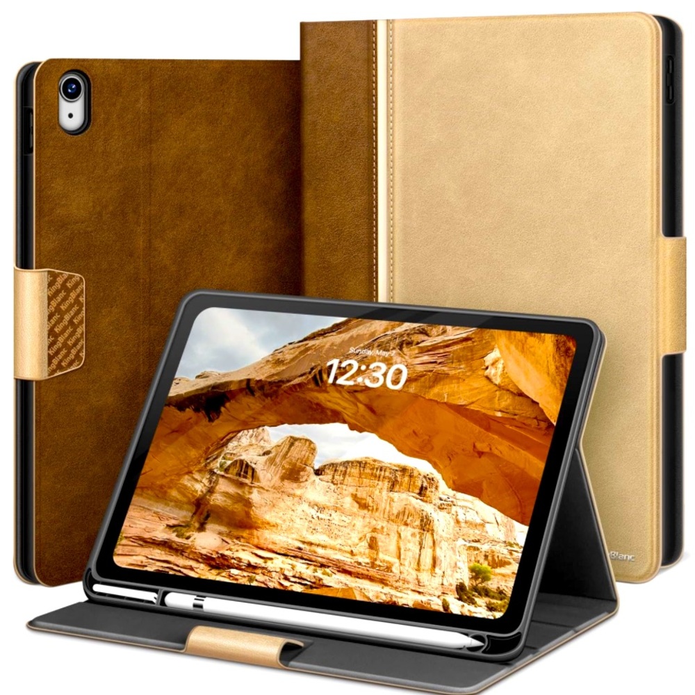 KingBlanc iPad 10th Generation Case (2022,10.9-inch) with Apple Pencil Holder,